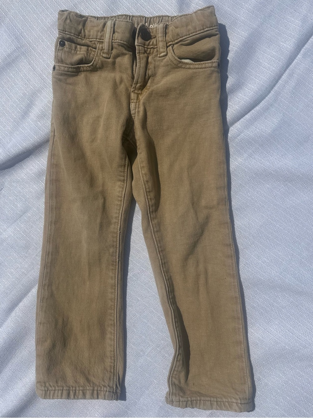 GAP Kids Tan Straight-Leg Pants